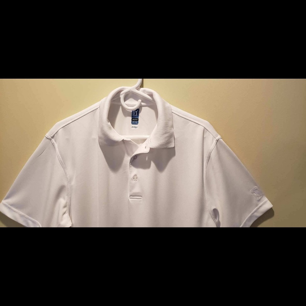 PGA Tour Men’s Airflux Short Sleeve Golf Polo Shirt, Size M - Picture 5 of 8